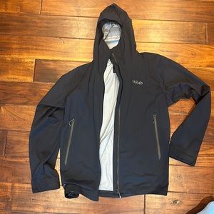 Men's rab jacket light scuffing on the front